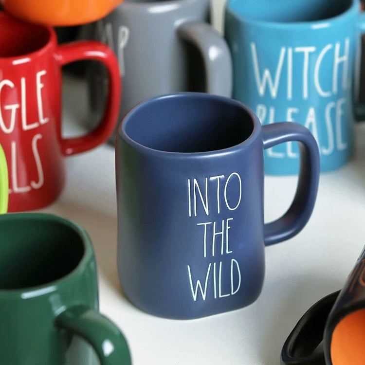 RAE DUNN Artisan Collection Hand-Lettered Ceramic Mugs With Personality And Perfect Comfort.