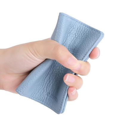 CardNest™ Unisex Slim Leather Card Wallet  | Compact Minimalist Multi-Card Holder | Soft Flexible Pocket Wallet