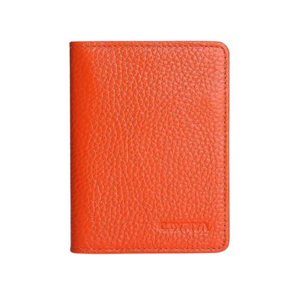 CardNest™ Unisex Slim Leather Card Wallet  | Compact Minimalist Multi-Card Holder | Soft Flexible Pocket Wallet