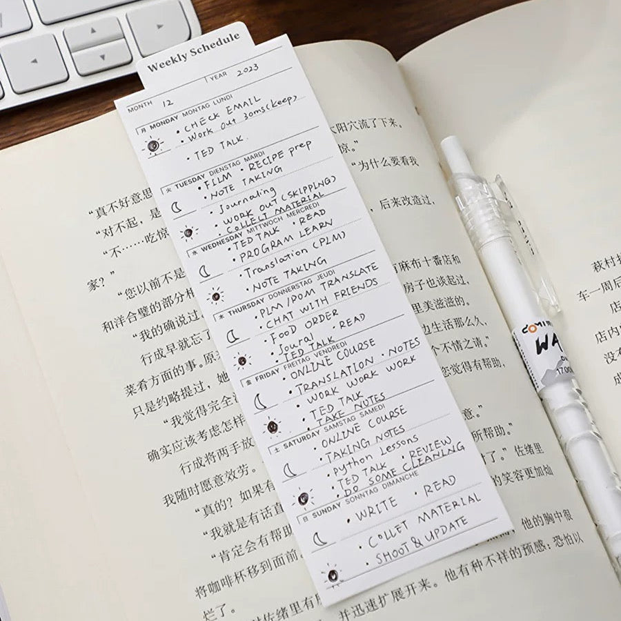 Bookmark Style Planner (Pack of 24)