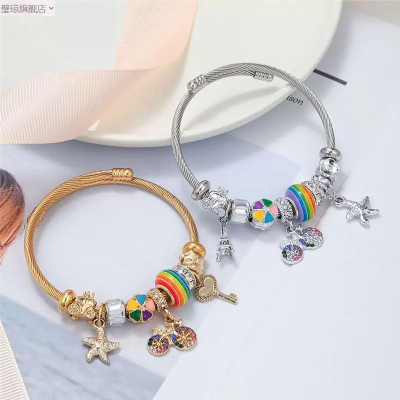Vibrant Charm Bracelet