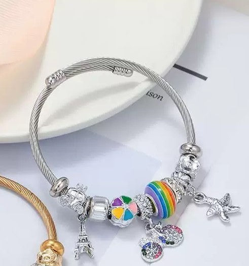 Vibrant Charm Bracelet