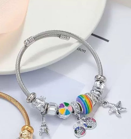 Vibrant Charm Bracelet