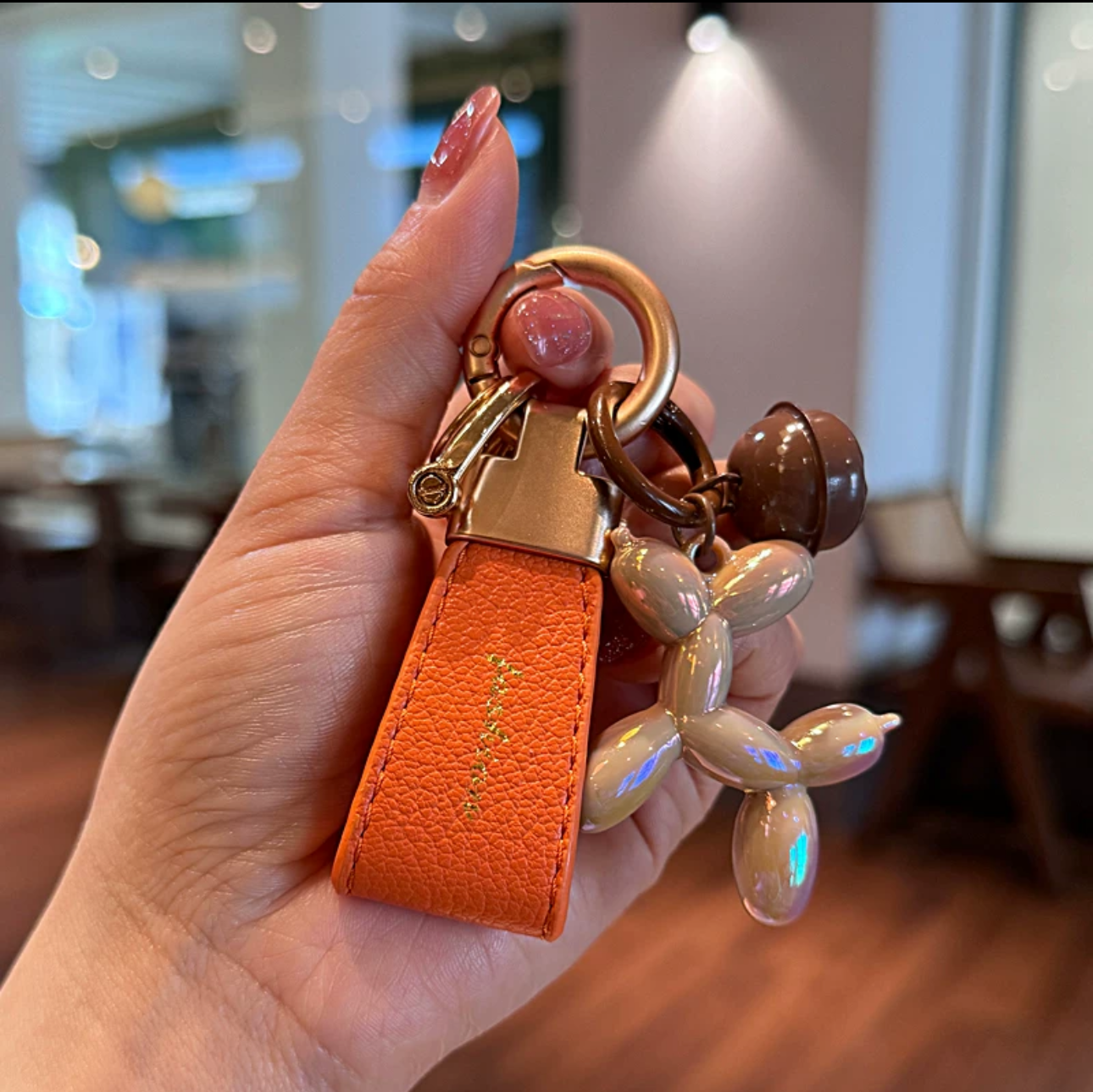 Balloon Dog Bag Charm