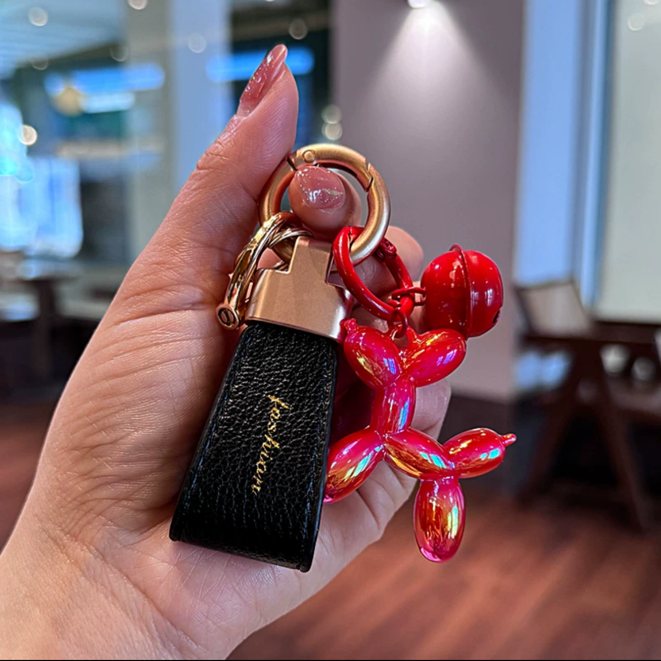 Balloon Dog Bag Charm