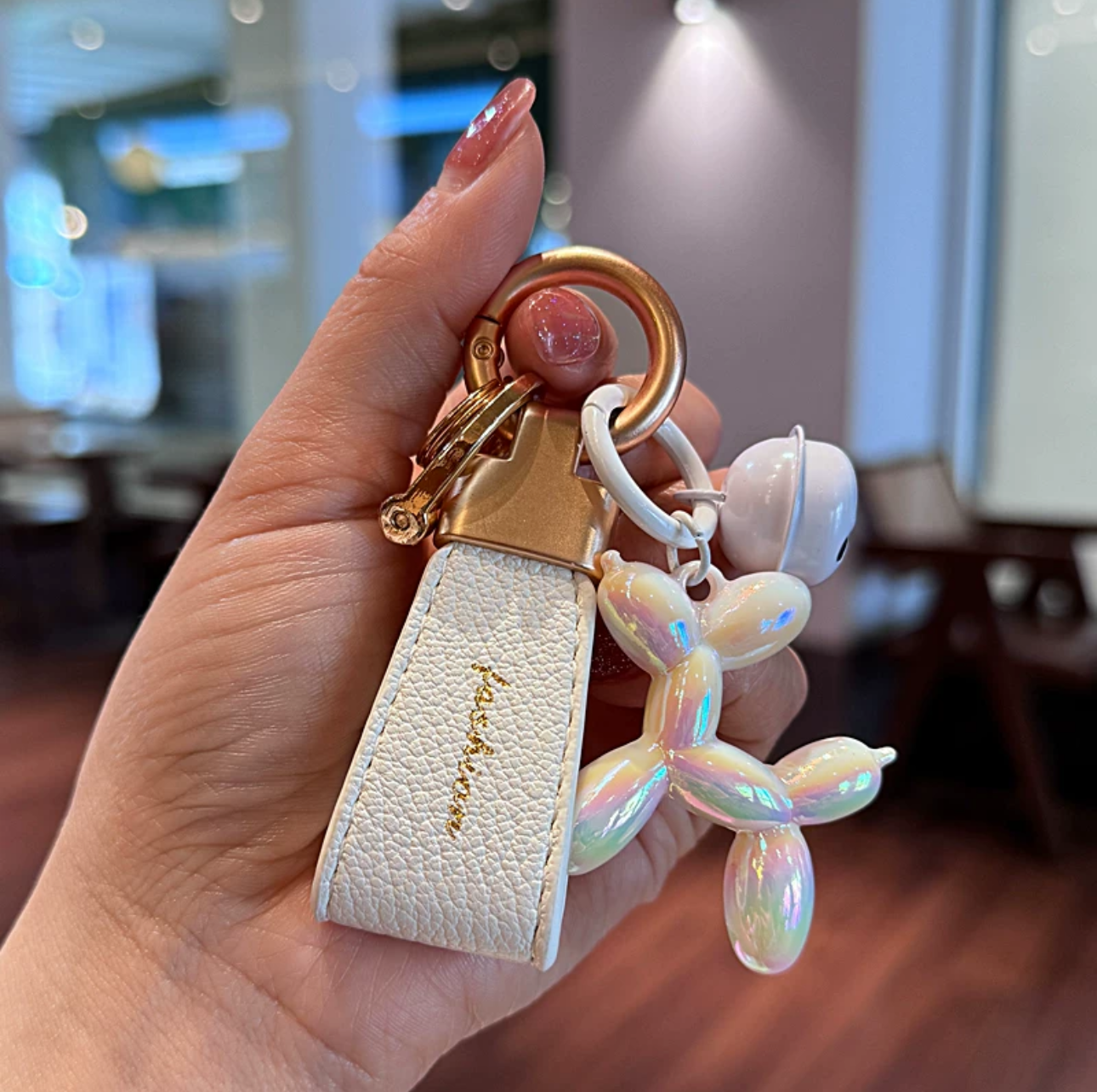 Balloon Dog Bag Charm