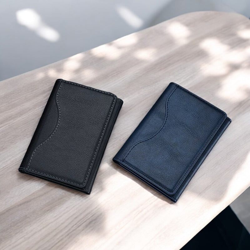 Tri-fold Magnetic (MagSafe) PU Wallet Card Holder for iPhone 15/14/13/12 Series