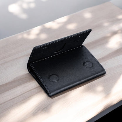 Tri-fold Magnetic (MagSafe) PU Wallet Card Holder for iPhone 15/14/13/12 Series
