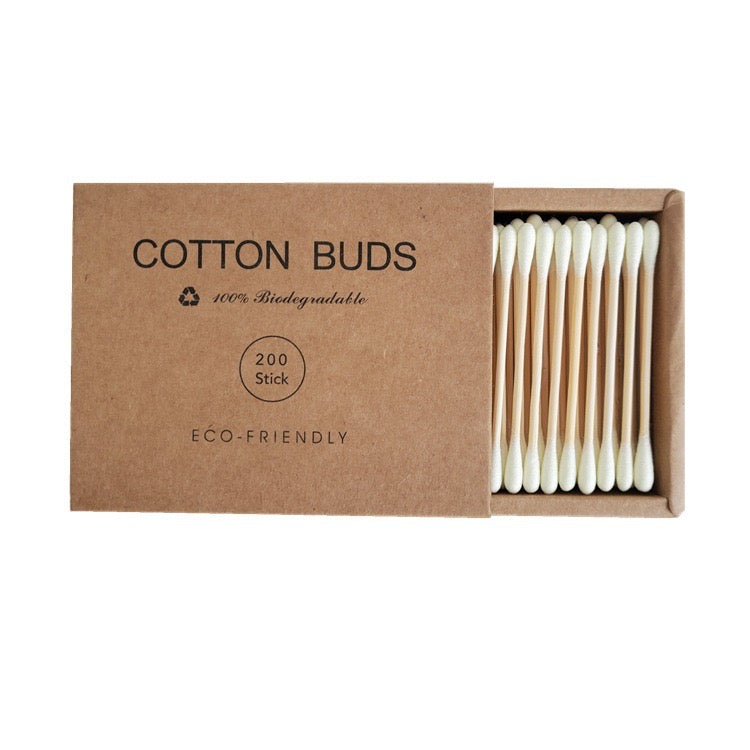 Premium Cotton Buds 100% Bio Degradable (Pack of 200)