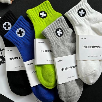 HOLA DEMO Super Soft Ankle Socks (Pack of 5 Pairs)