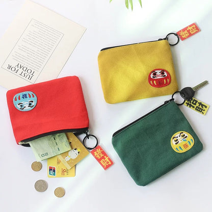 Get Rich ! Canvas Coin / Small Articles Pouch