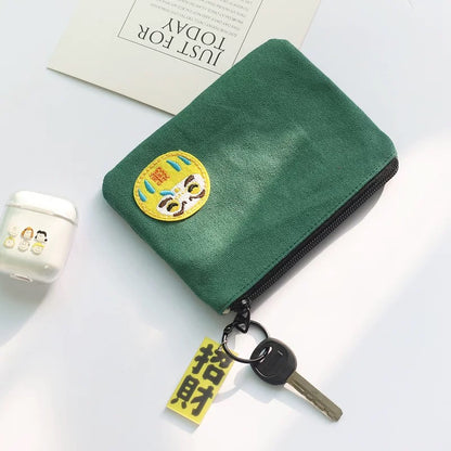 Get Rich ! Canvas Coin / Small Articles Pouch