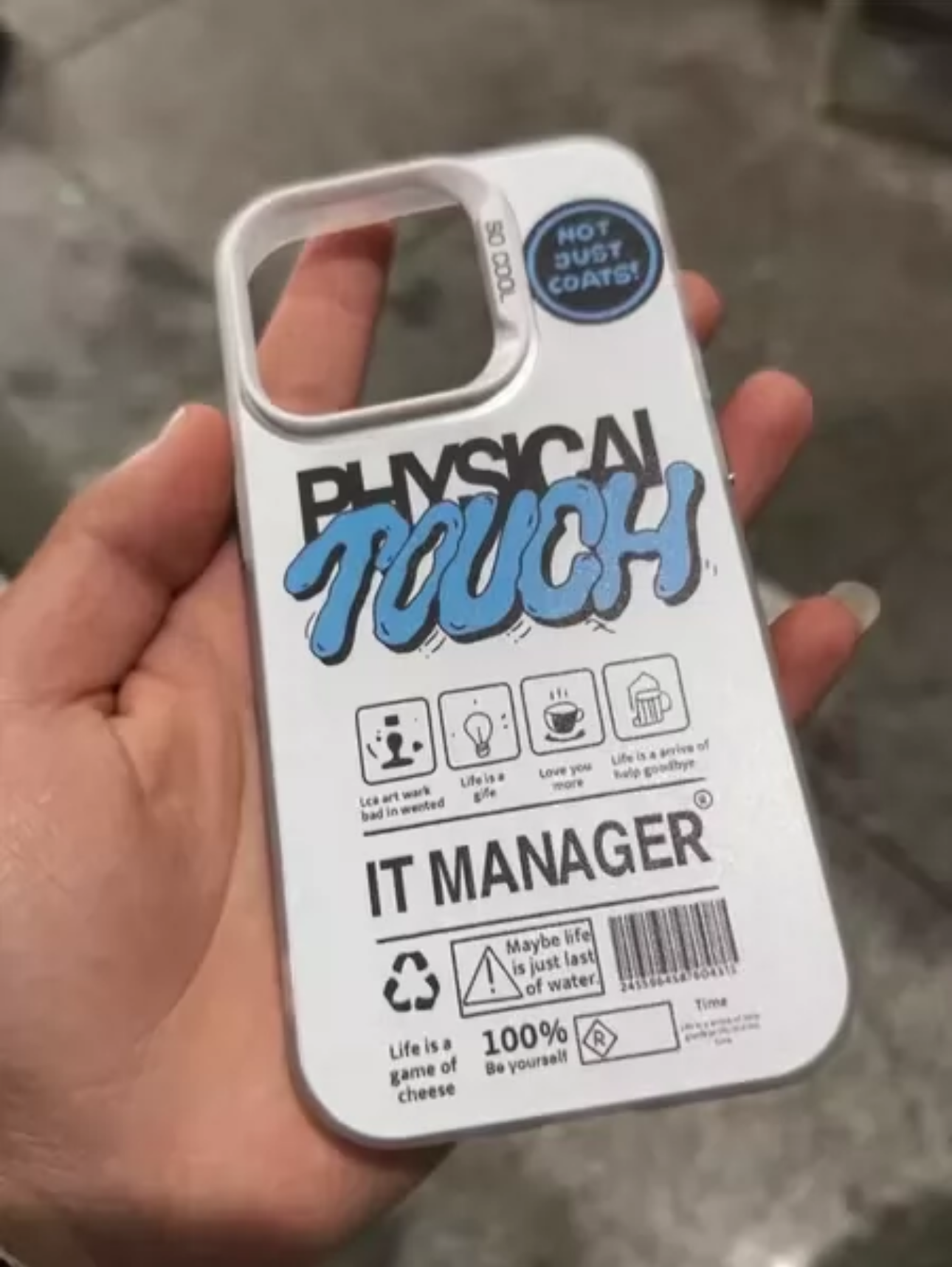 Physical Touch iPhone cases