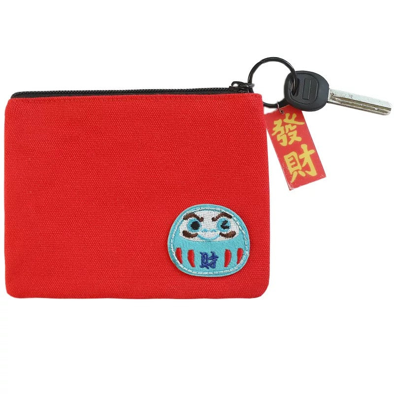 Get Rich ! Canvas Coin / Small Articles Pouch