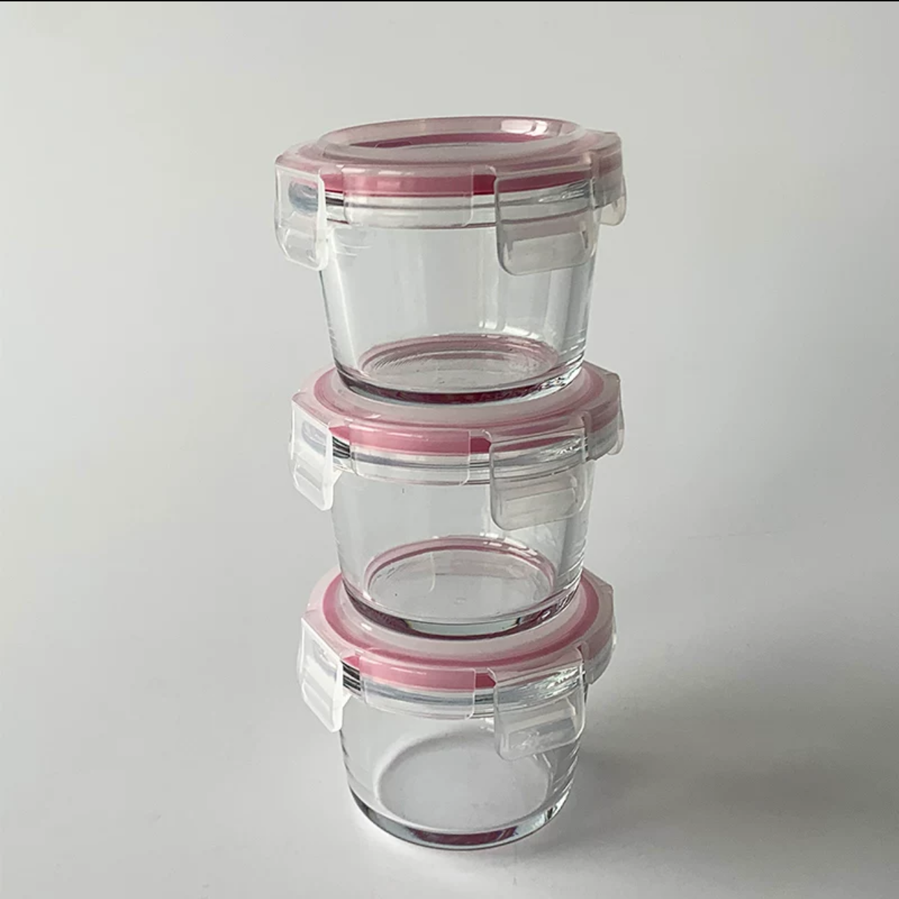 Kitchen Craft Airtight Glass Storage Containers (Set of 3)