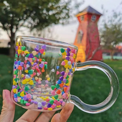 Insulated Double-walled Mug with colorful beads