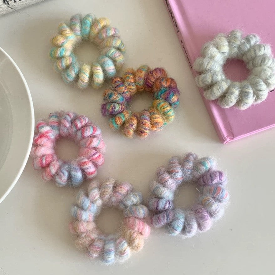 Multi-coloured Scrunchie (Pack of 3)