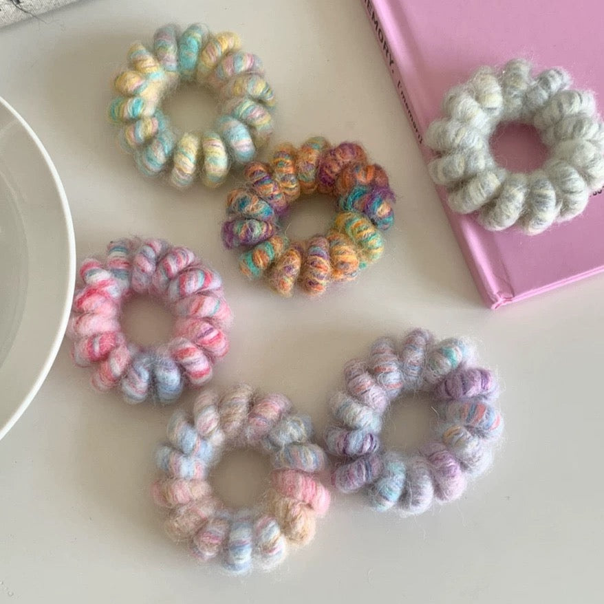 Multi-coloured Scrunchie (Pack of 3)
