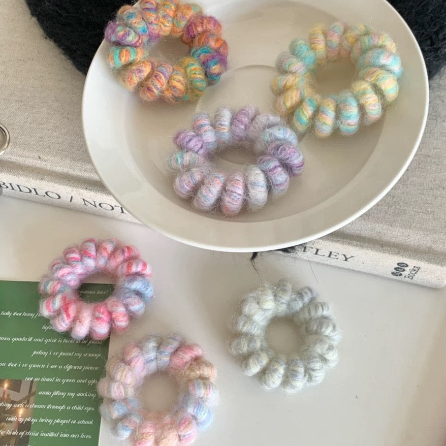 Multi-coloured Scrunchie (Pack of 3)