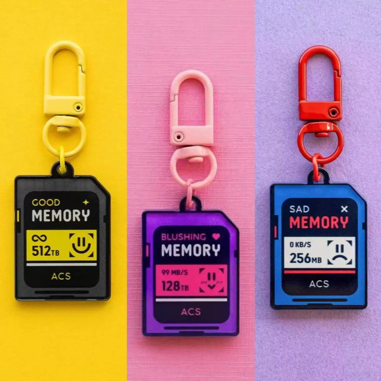 ASTRO CIRCO Memory Card Key Chain