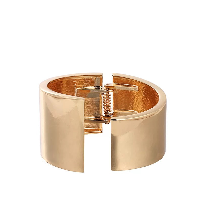 Geometrical Gold Cuff