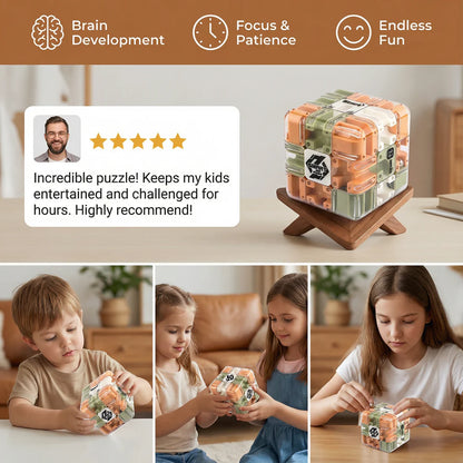 Smart Cube Portable brain workout that sharpens focus and reduces screen time stress