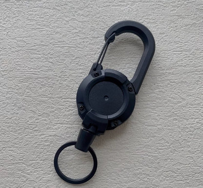 Anti Theft Heavy Duty Retractable Cord Keychain Carabiner Badge Clip