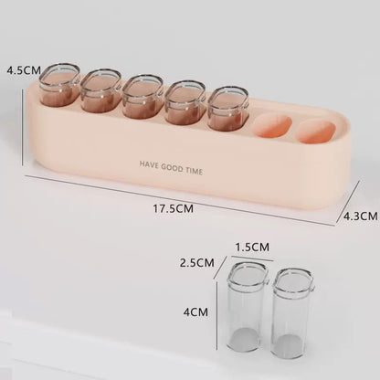 MediVault™ 7-Pod Travel Medicine Organiser with a Seperate Bottom Compartment