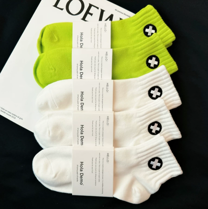 HOLA DEMO Super Soft Ankle Socks (Pack of 5 Pairs)