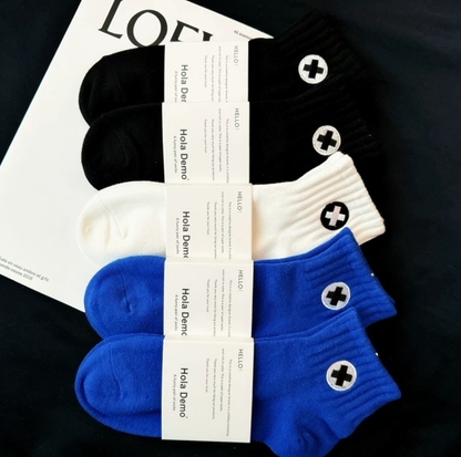 HOLA DEMO Super Soft Ankle Socks (Pack of 5 Pairs)