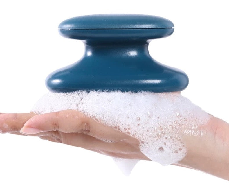 Scalp Scrubber with Shampoo Compartment
