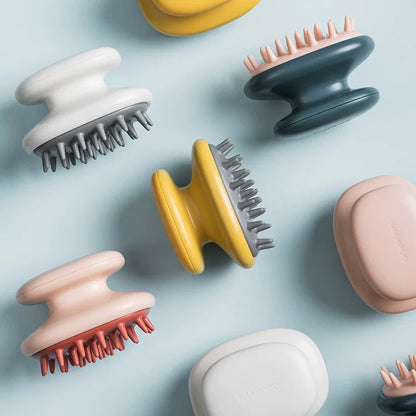 Scalp Scrubber with Shampoo Compartment