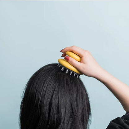 Scalp Scrubber with Shampoo Compartment