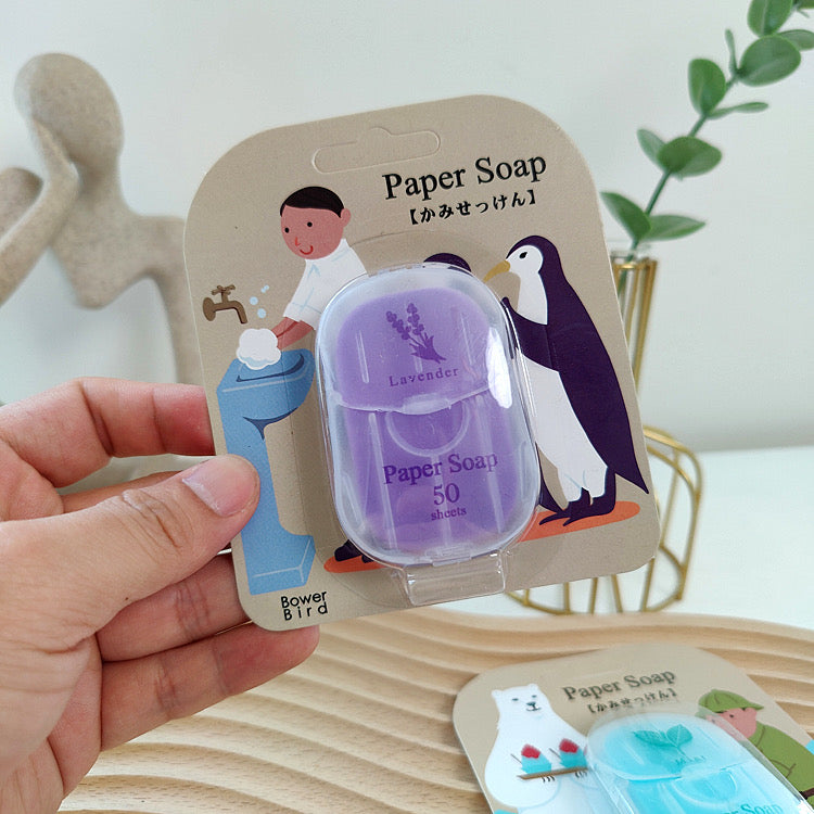 Bower Bird Paper Soap Sheets (50 Sheets)