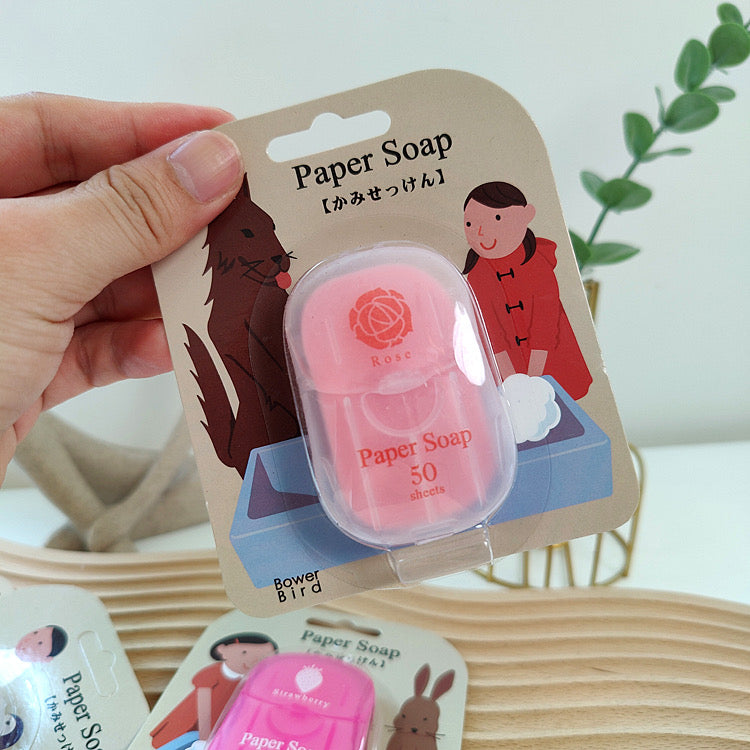 Bower Bird Paper Soap Sheets (50 Sheets)