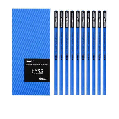 Nioni 10 Pcs Sketching Pencils Set Graphite Pencil Charcoal Pencils Artist Pencils Professional Painting Drawing Sketching Art Supplies for Kids Adults Beginners Artist Students
