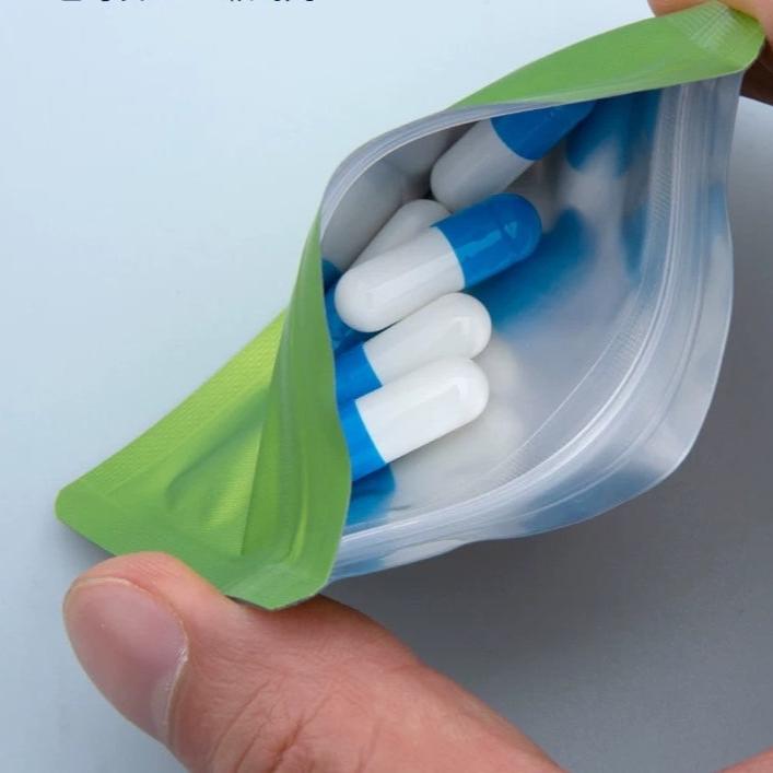 Metallic Matte Emergency Small Ziplock Pouch (Assorted)