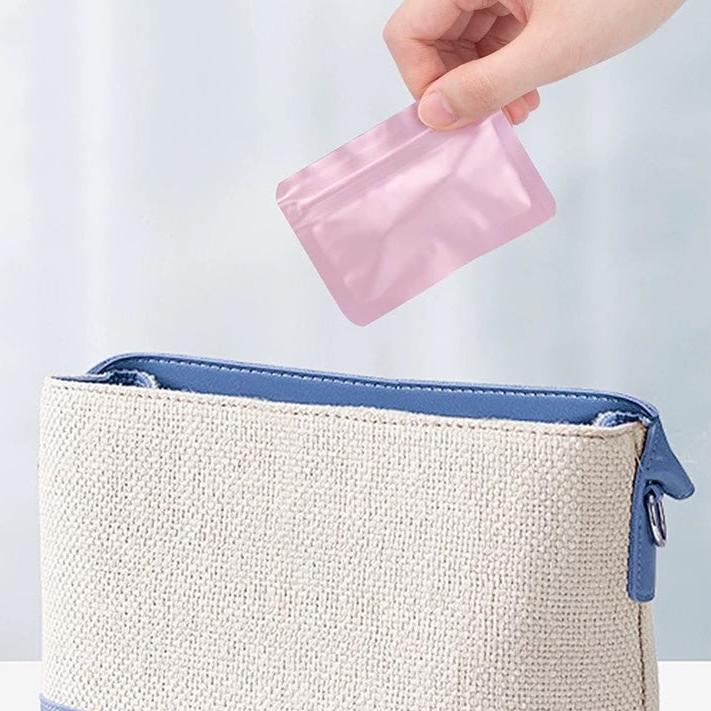 Metallic Matte Emergency Small Ziplock Pouch (Assorted)