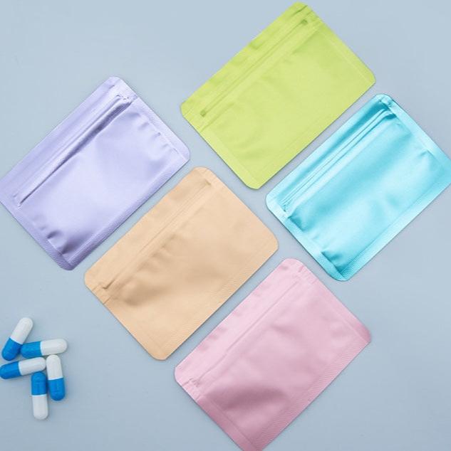 Metallic Matte Emergency Small Ziplock Pouch (Assorted)