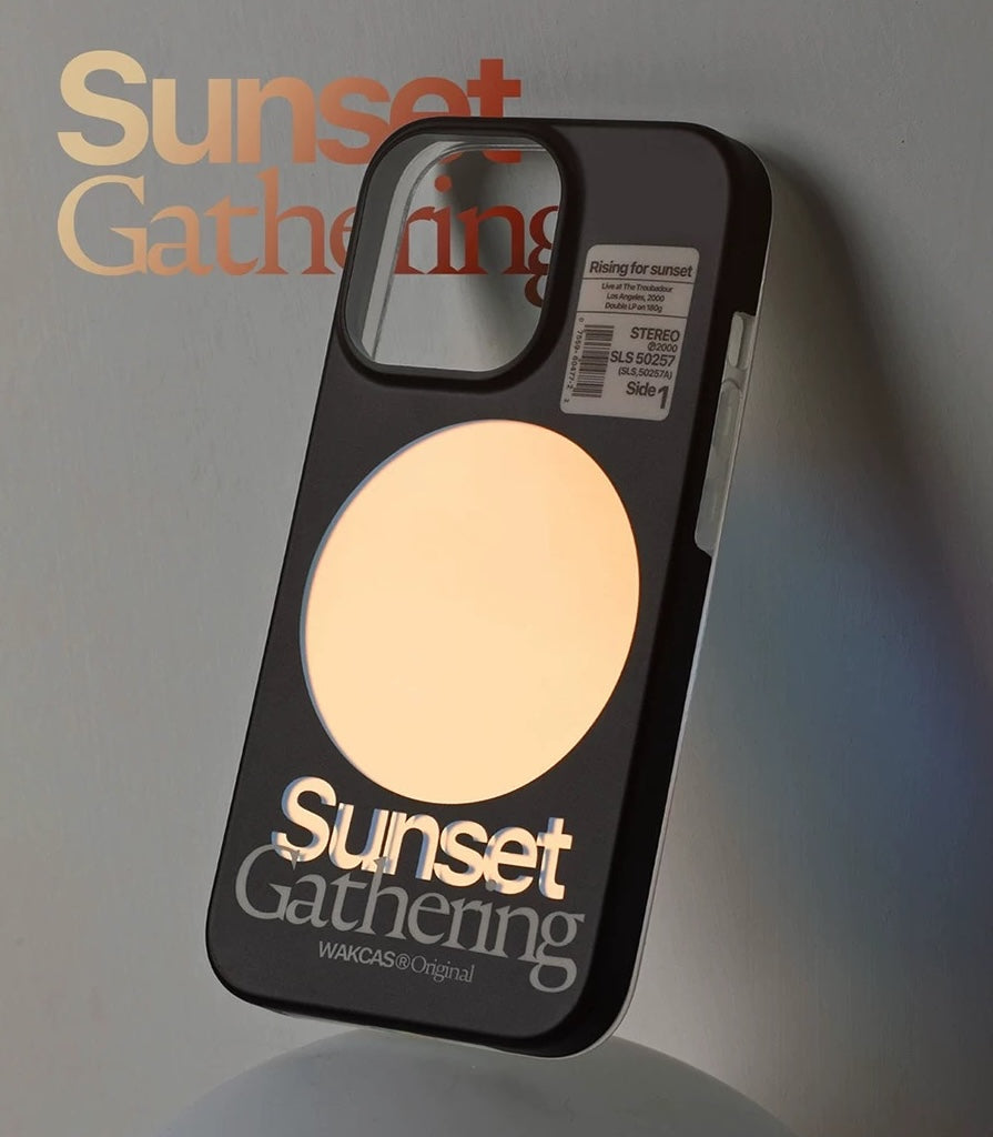 WAKCAS IMD MagSafe iPhone Sunset Frosted Case