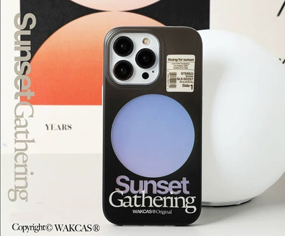 WAKCAS IMD MagSafe iPhone Sunset Frosted Case