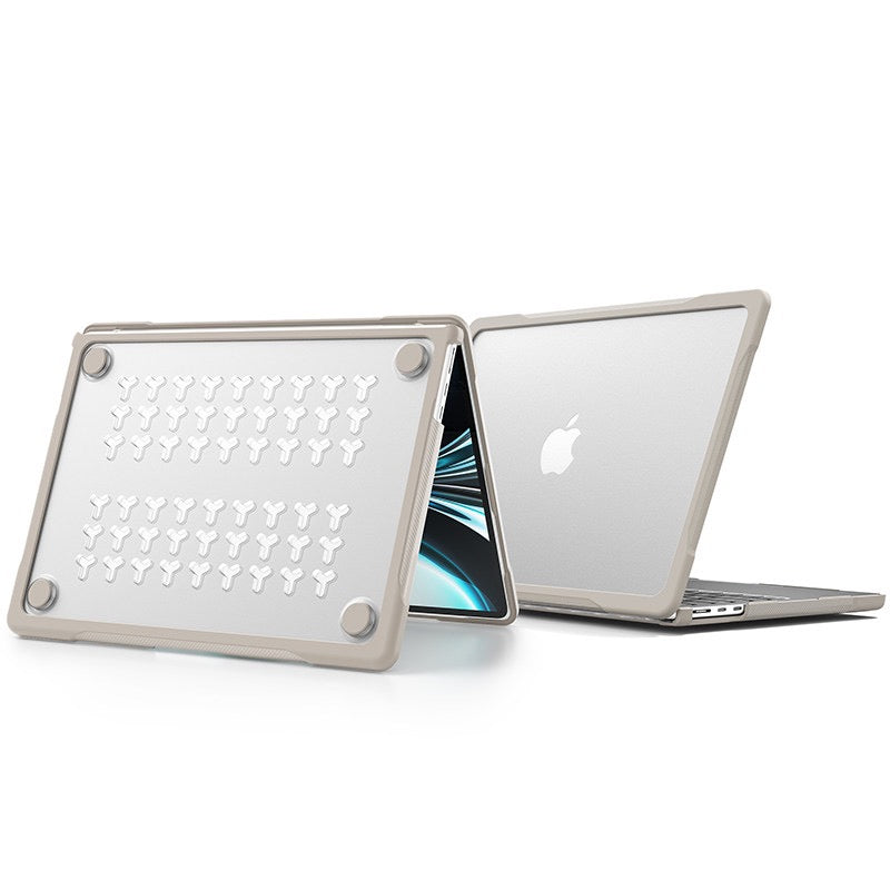 MacBook Hard Carbon fibre Bumper Shell Case for MacBook Air with Silicone Keyboard Cover