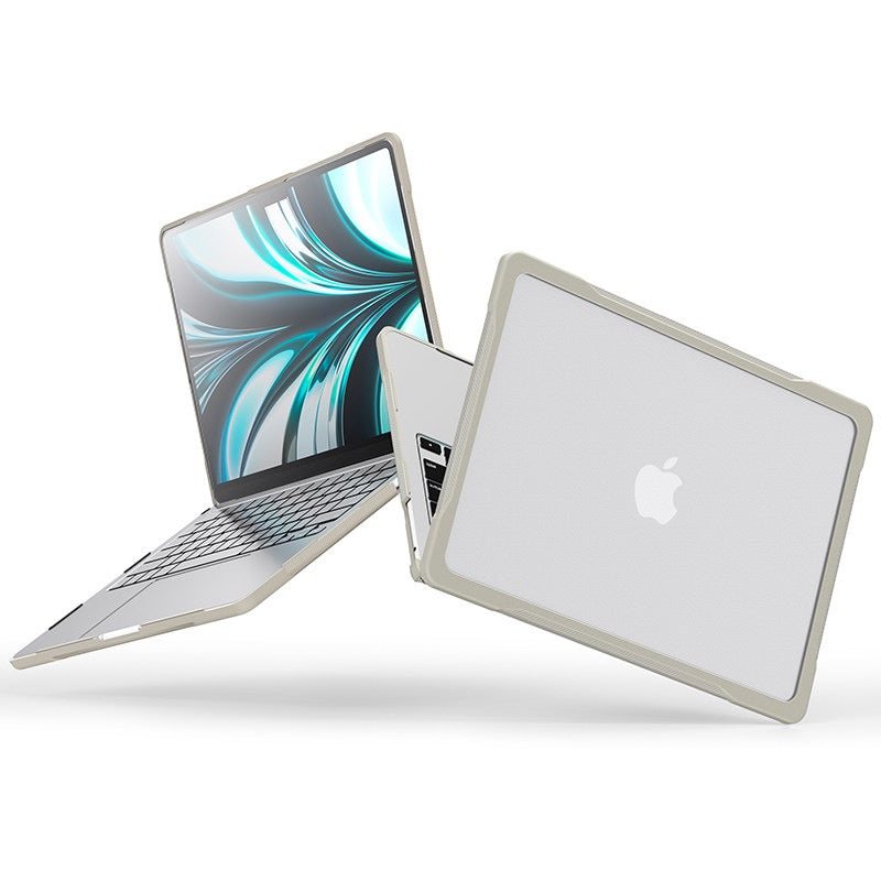MacBook Hard Carbon fibre Bumper Shell Case for MacBook Air with Silicone Keyboard Cover