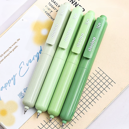 Quick-Drying Pocket Pen Click Gel Pen (Set of 4)