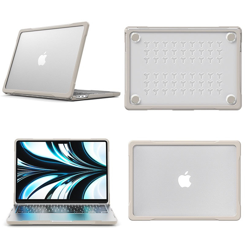 MacBook Hard Carbon fibre Bumper Shell Case for MacBook Air with Silicone Keyboard Cover