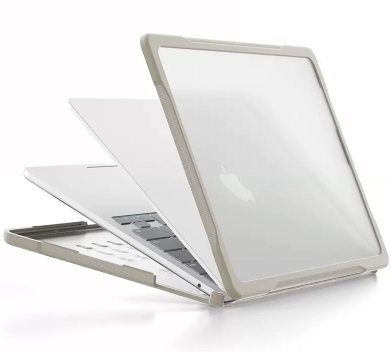 MacBook Hard Carbon fibre Bumper Shell Case for MacBook Air with Silicone Keyboard Cover