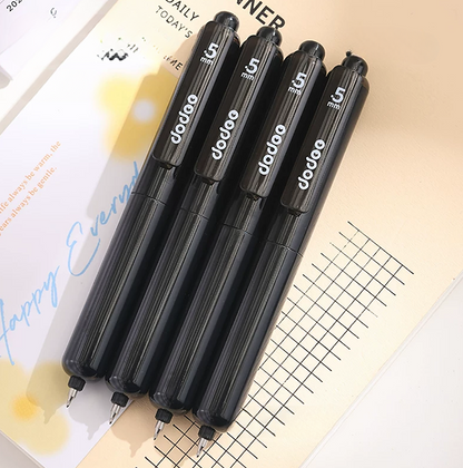Quick-Drying Pocket Pen Click Gel Pen (Set of 4)