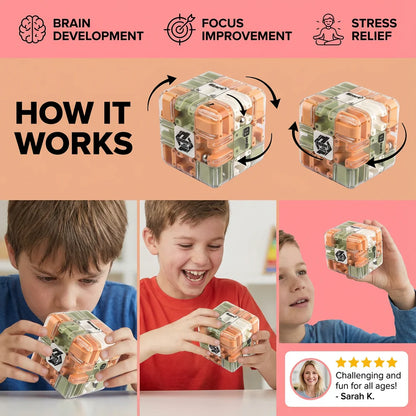 Smart Cube Portable brain workout that sharpens focus and reduces screen time stress