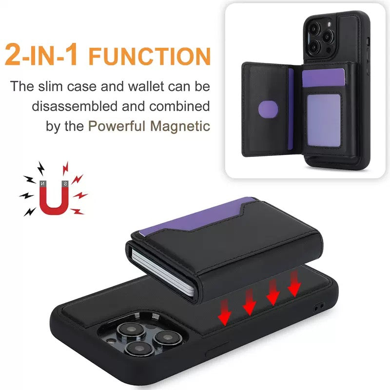 iPhone RFID Anti-theft Detachable Card Wallet