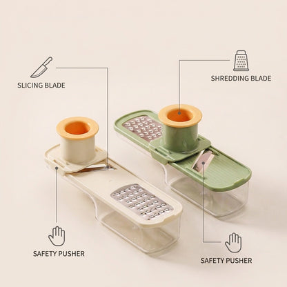 3-in-1 Ginger & Garlic Grater with Safety Hand Guard